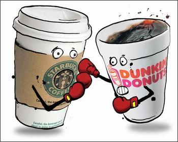 VID POP:: Dunkin Donuts v. Starbucks