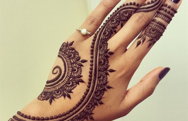simple henna tattoo designs sun