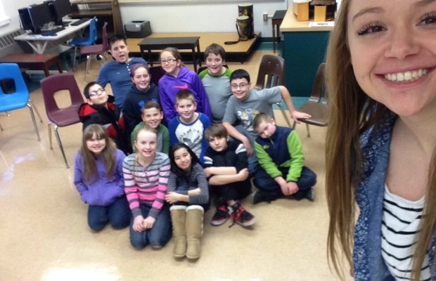 Senior Project Spot Light: Emma Sardinskas Brings Love for Best Buddies to Elementary Level