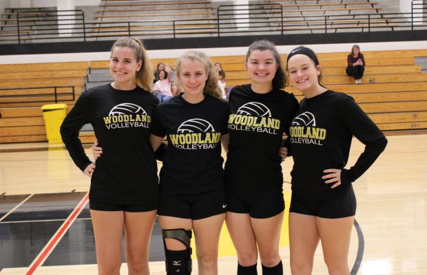 Woodland Volleyball Captains 2019