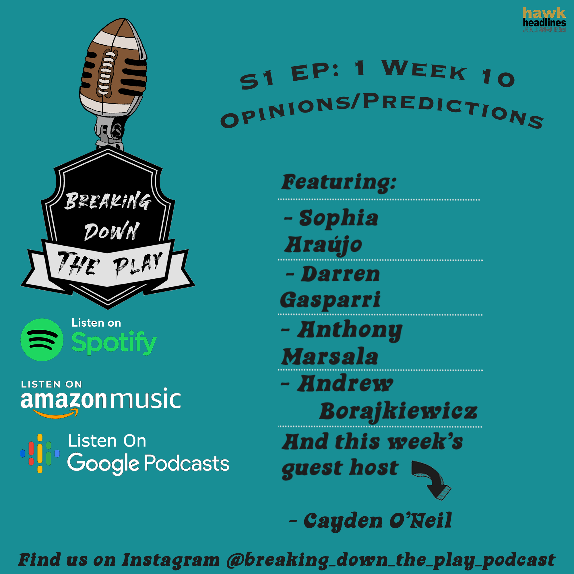 PODCAST:: NFL Highlights, Opinions and Predictions, Episode 1