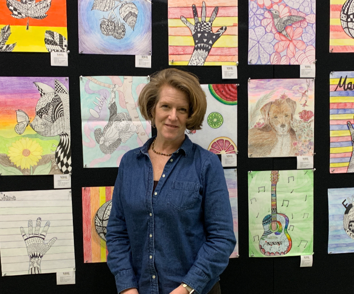 The New Art Teacher At Woodland: Mrs. Portelance